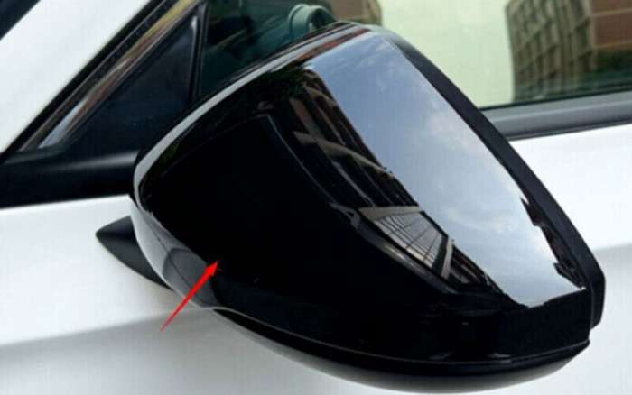 For Acura Integra 2023-24 Bright Black Side Door Rearview Mirror Cover cap trim