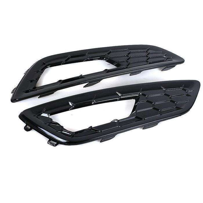 Front Bumper Fog Light Cover Grilles For 2015-2018 Ford Focus Sports SE Pair
