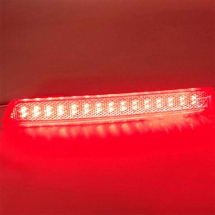 Rear Fog&amp;Brake Taillight Bumper Reflector Light For Chevrolet Malibu 12-15 Pair