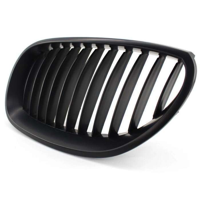 Pair of Matte Black Flat Front Grille Fit For BMW E60 E61 M5 5 Series 03-09