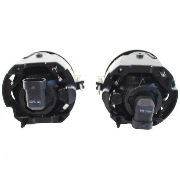 Pair of Smoke Fog Light With Bulbs Fits 07 Compass Sebring Caliber 06-09 Charger