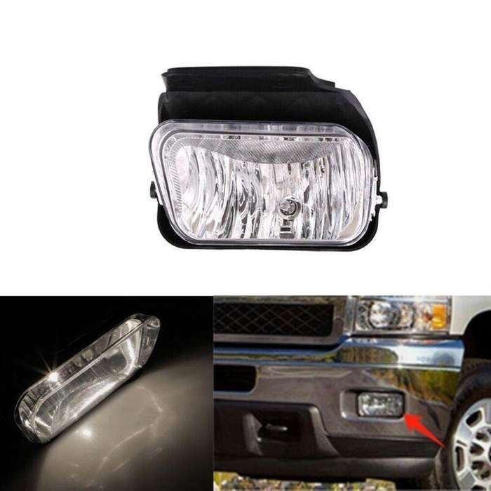 Fog Lights For 2003-2007 Chevy Silverado Front Bumper Lamps Clear Lens Left