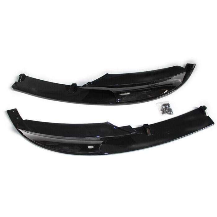 Pair of Front Lip Chin Bumper Body For BMW F30 M-Sport 12-18? Gloss Black Style