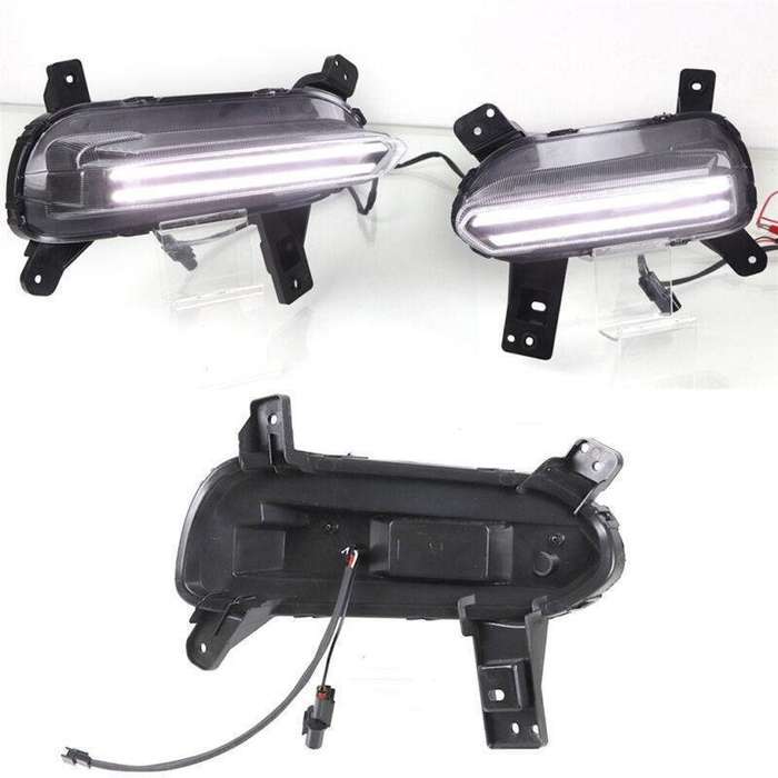 Fit For Kia Cerato 2019-2020 LED DRL Daytime Running Fog Light Lamps