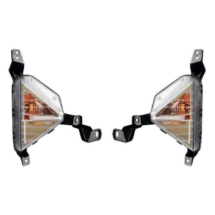Fits For Hyundai Elantra 2019-2020 1 Pair Front Bumper Fog Light Driving Lamps