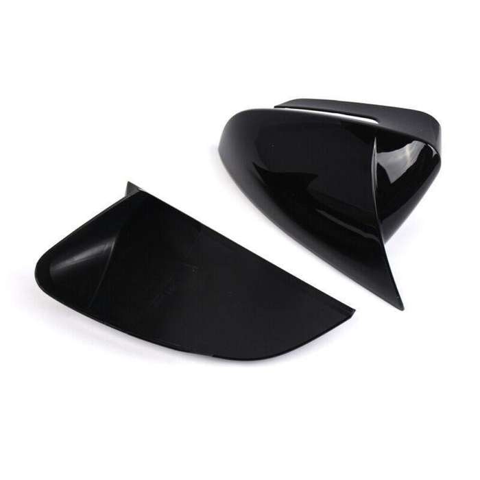 2pcs Rear View Wing Mirror Cover Caps For VW ID.4 VW ID.5 2021-2024 Gloss Black