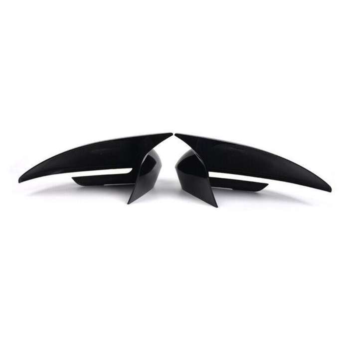 2pcs Rear View Wing Mirror Cover Caps For VW ID.4 VW ID.5 2021-2024 Gloss Black