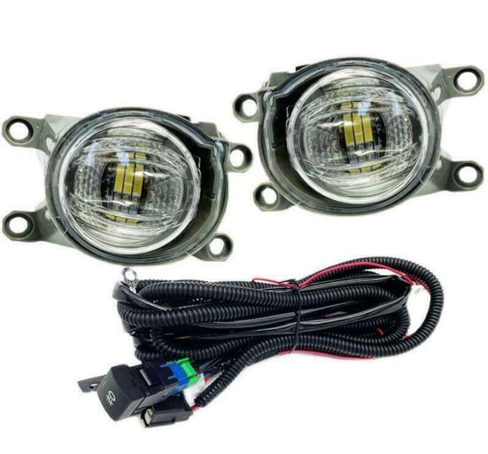 Light bulb LED Front bumper fog light harness switch For Toyota Sienna 2021-2023