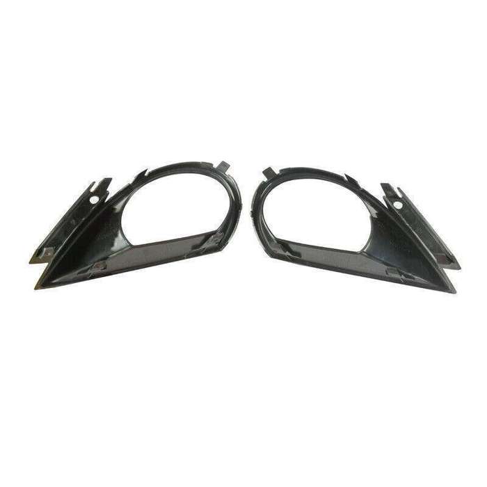 Pair Car Front Bumper Fog Light Lamp Grille Cover Frame For 2010-2015 Audi Q7