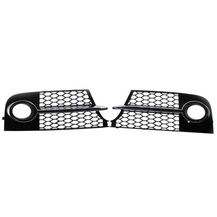 2x Bumper Honeycomb Mesh Fog Light Grilles For Audi TT MK2 S-LINE TTS 2011-2014