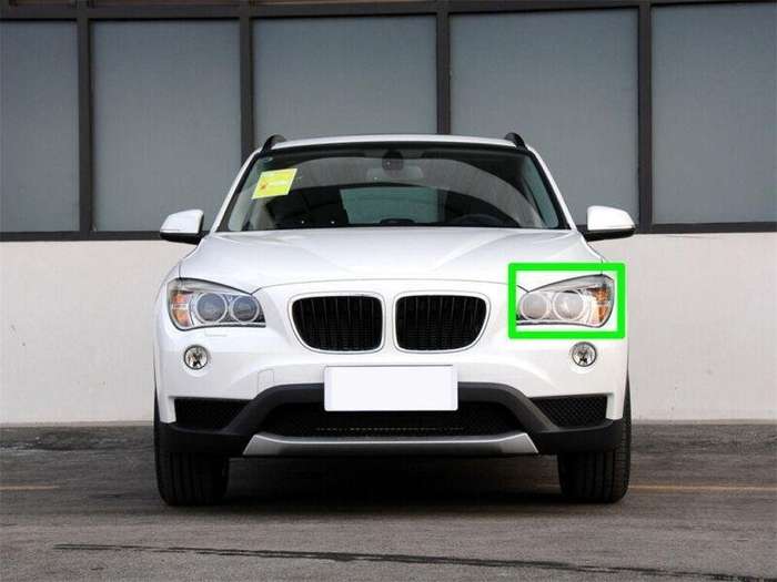 Left Side Headlight Headlamp Clear Lens Cover For BMW 1 Series F20 2012-2014