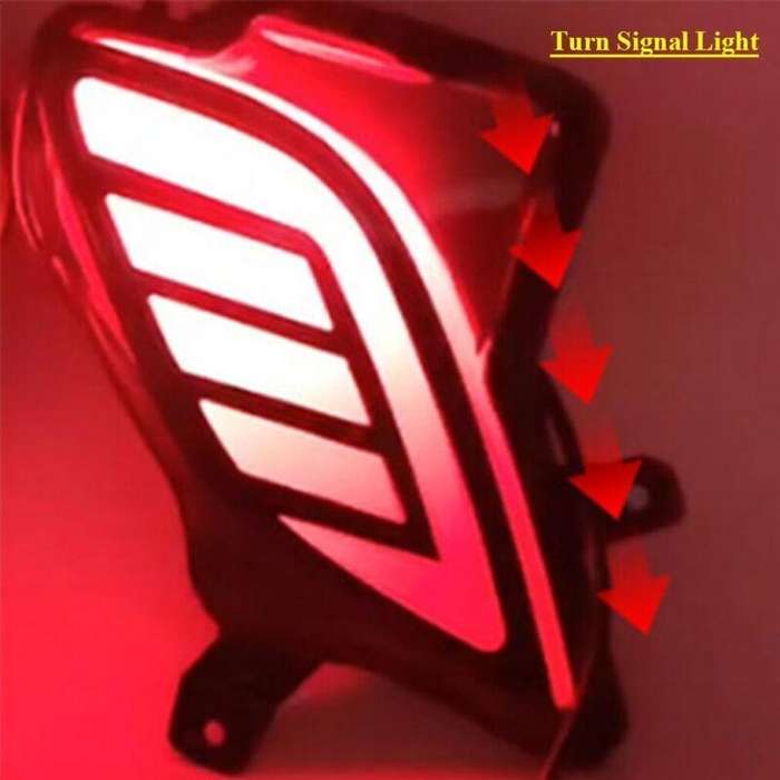 Smoked Rear taillight Bumper Reflector Light For Toyota Highlander 21-23 Pair