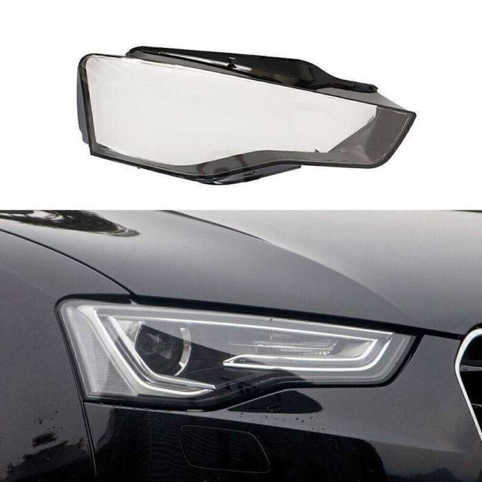 Fit Audi A5 2012-2016 2014 Headlamp Cover Headlight Lens Transparent Right Side