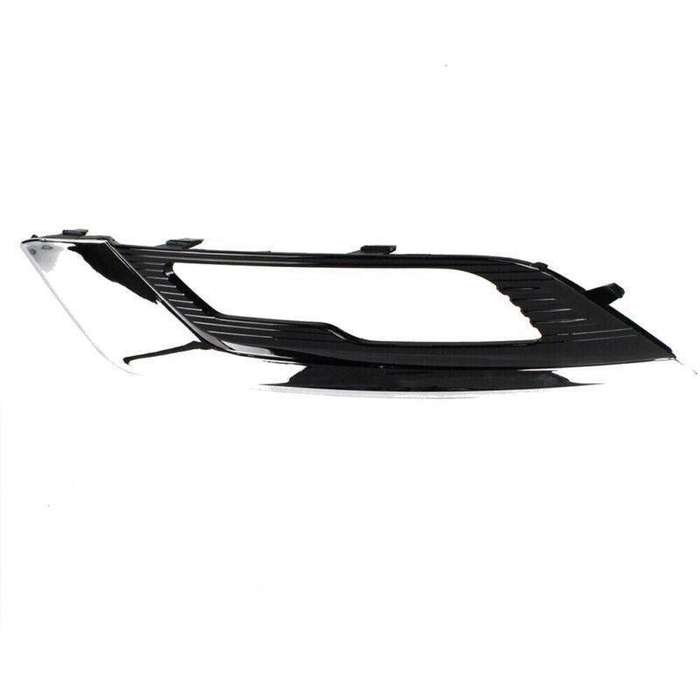 Front Bumper Fog Light Grille Bezel Cover For Ford Fusion 2017 2018 Left Chrome