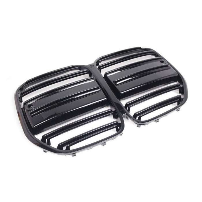Gloss Black Front Kidney Grille Mesh For BMW 4 Series G22 Coupe 2-Doors 2021+