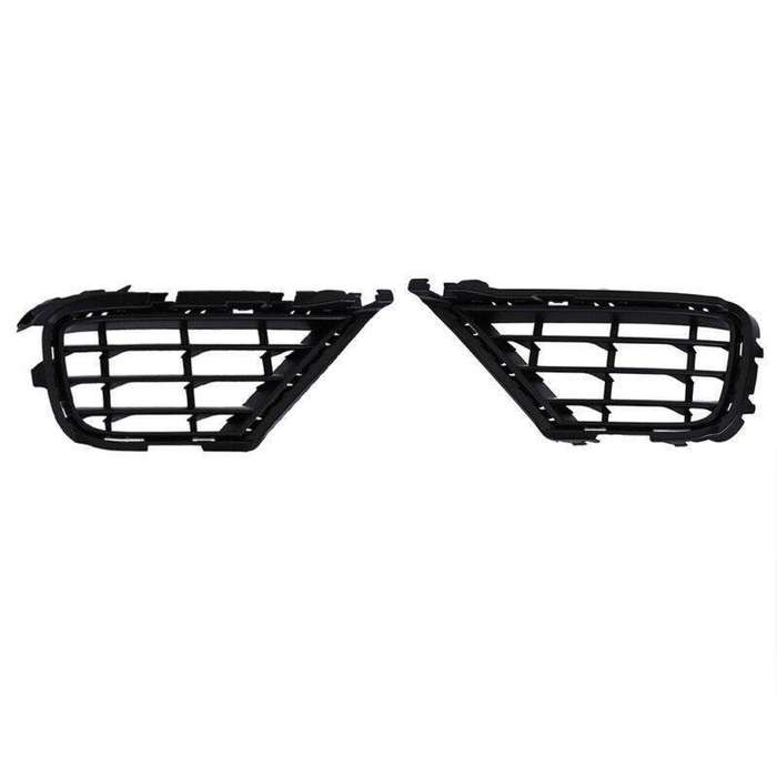 Pair Auto Front Bumper Fog Light Grille Cover For VW Touareg 2015-2017 RH&amp;LH