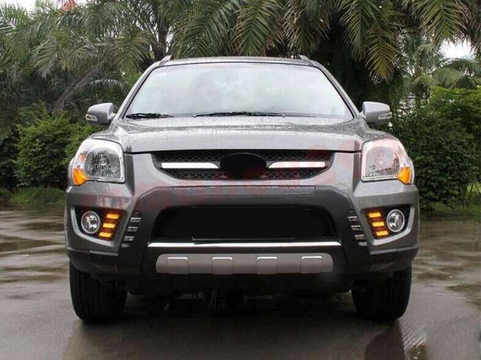 For Kia Sportage 2009-2010 LED Daytime Running Lights &amp; Turn Signals Lights 2pcs