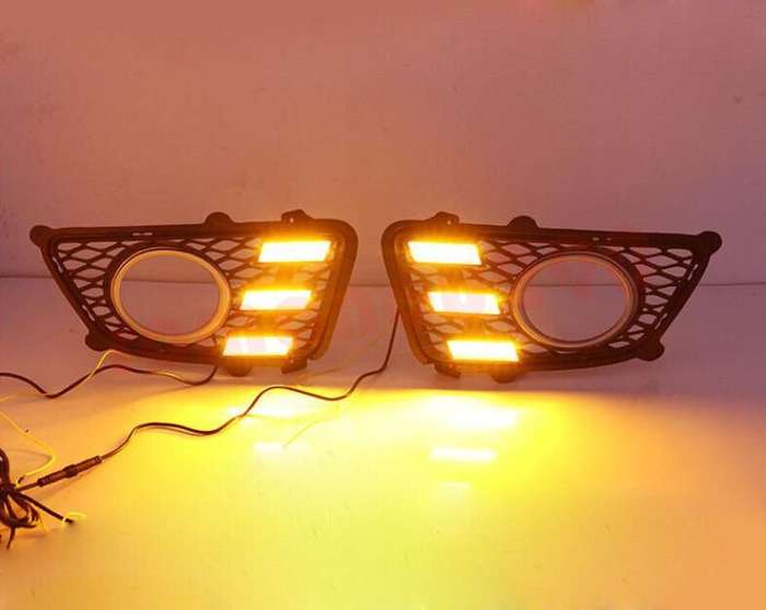 For Kia Sportage 2009-2010 LED Daytime Running Lights &amp; Turn Signals Lights 2pcs