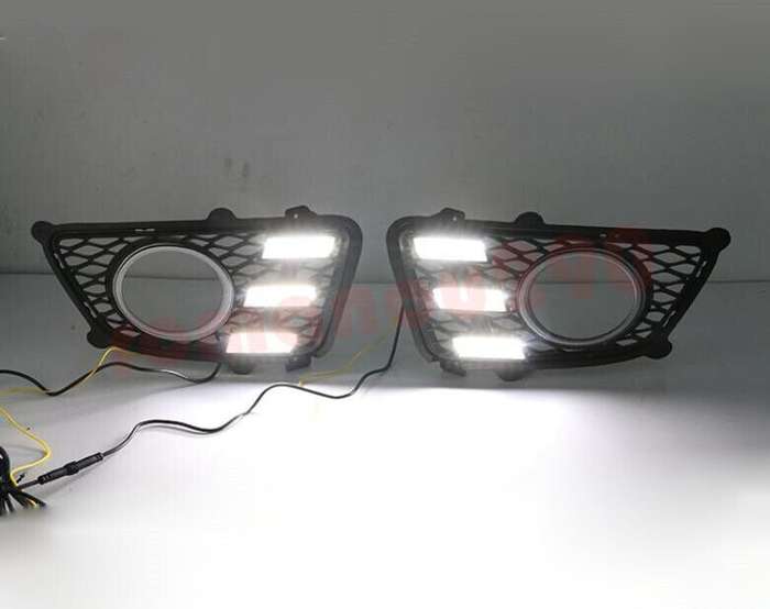 For Kia Sportage 2009-2010 LED Daytime Running Lights &amp; Turn Signals Lights 2pcs