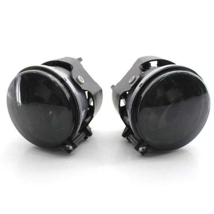 Fits 06-10 Dodge Charger/Challenger Smoke Lens Front Bumper Fog Light/Lamp