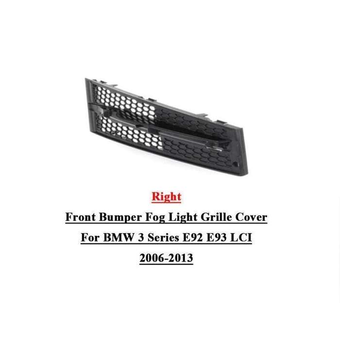 Front Bumper Fog Light Grille Cover For BMW 3 Series E92 E93 LCI 2006-2013 Right