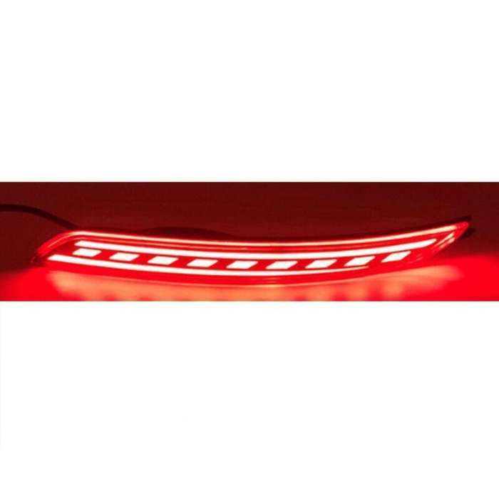 LED Rear Fog&amp;Brake Taillight Bumper Reflector Light For Hyundai I20 2012 Pair