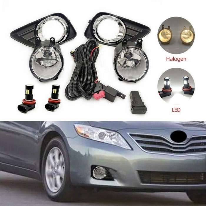 Front Driving Fog Light Lamp Set Fit For Toyota Camry XV40 2010-2011