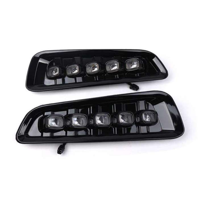 For Ford F-150 F150 Raptor 2017-2020 Bumper LED DRL w/Turn Signal Fog Lights Set