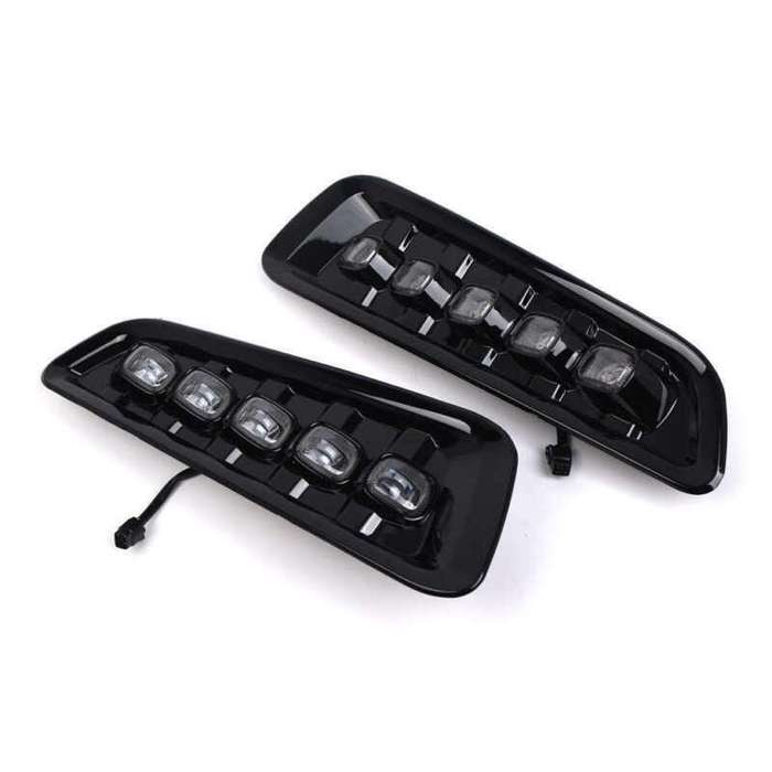 For Ford F-150 F150 Raptor 2017-2020 Bumper LED DRL w/Turn Signal Fog Lights Set