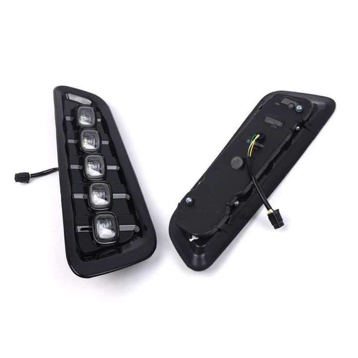 For Ford F-150 F150 Raptor 2017-2020 Bumper LED DRL w/Turn Signal Fog Lights Set