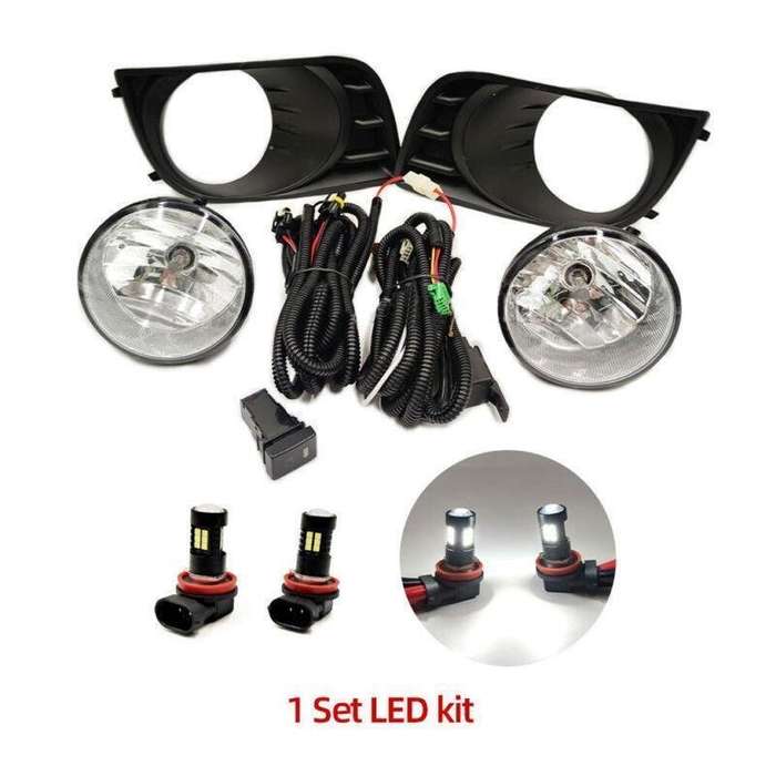 Front Driving Fog Light Lamp Set Fit For Toyota Sequoia 2008-2017