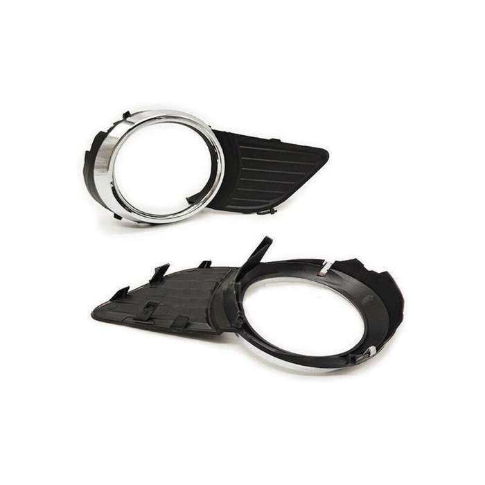 Front Bumper Fog Light Cover Lamp Frame 2Pcs Fit For Toyota Sienna 2010-2017