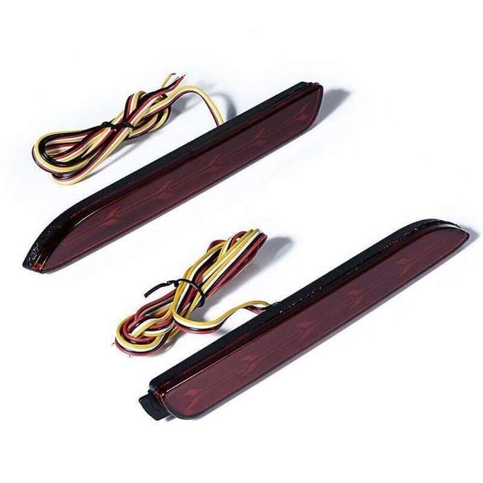2X Rear Bumper Reflector Light Turn Signal Brake Lamp for Toyota Venza 2009-2015