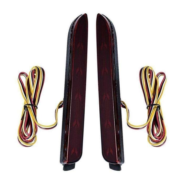 2X Rear Bumper Reflector Light Turn Signal Brake Lamp for Toyota Venza 2009-2015