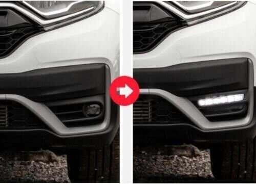 LED DRL DRIVING FOG LIGHT LAMP WHITE COLOR W/SWITCH FOR HONDA CRV CR-V 2020-2022