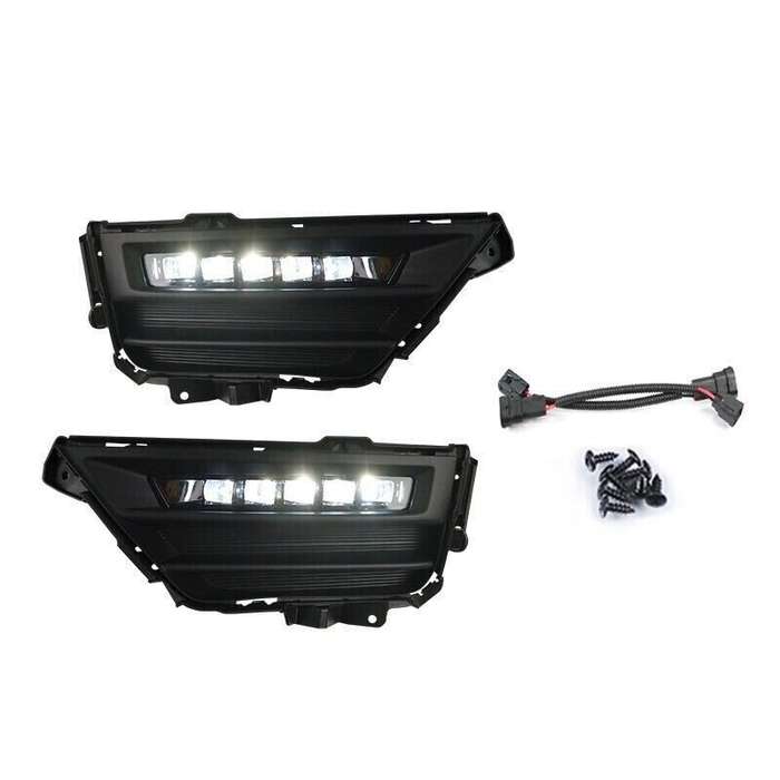 LED DRL DRIVING FOG LIGHT LAMP WHITE COLOR W/SWITCH FOR HONDA CRV CR-V 2020-2022