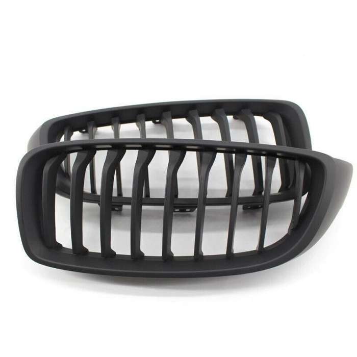2X/Set Car Grille Matte Black for BMW 4 Series F32 F33 F36 F82 Coupe Mesh Grill