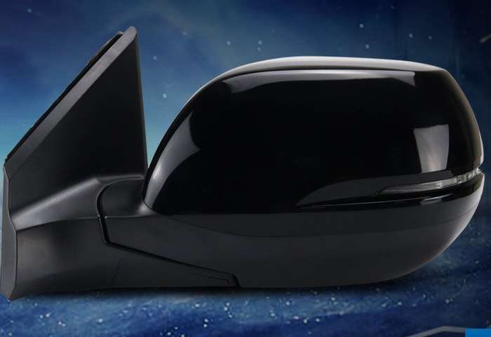 Black Left for Honda CRV 12-16 rearview mirror Assembly 9 lines Lens Heating
