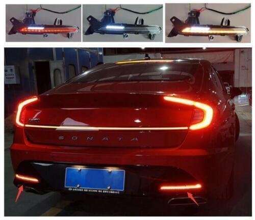 Fit For Hyundai Sonata 2020-21 LED Rear Fog Lights Brake Lights Reversing Lights