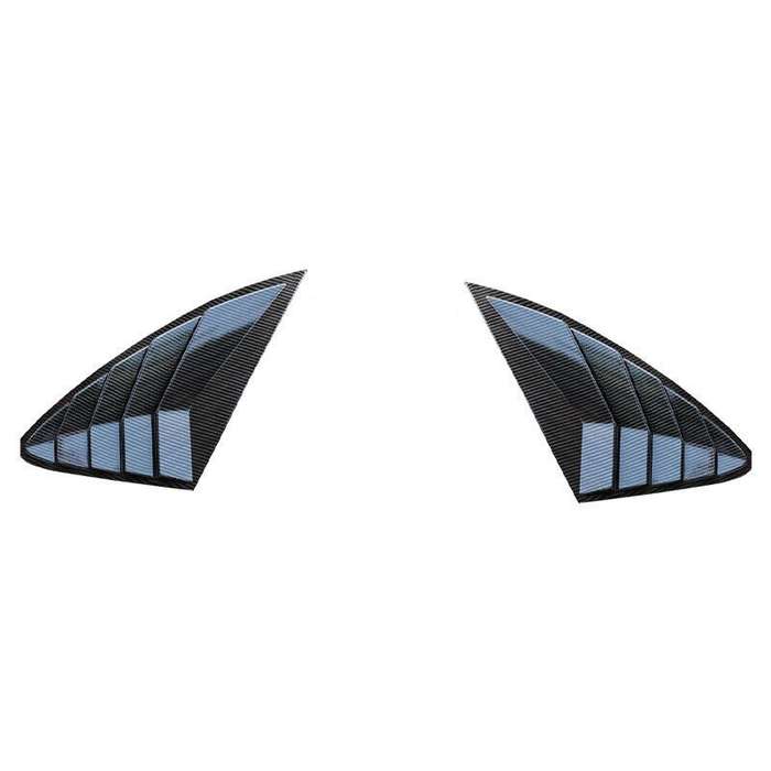 For Porsche Macan 2015-2022 ABS Carbon Fiber Side Vent Window Scoop Louver Trim