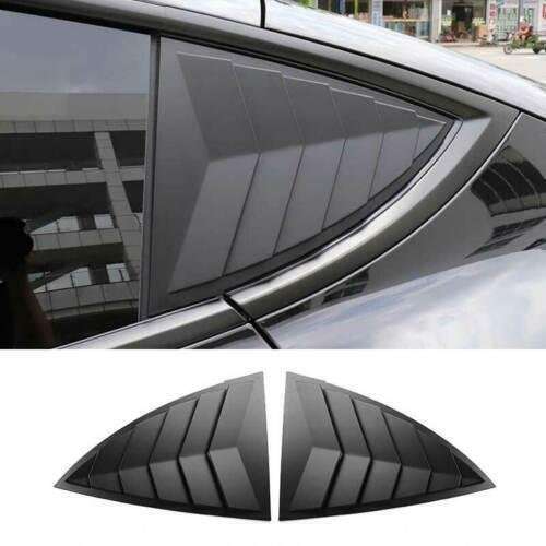 For Tesla Model Y 2020-2021 Matte Black Side Window Louver Shutter Cover Trim