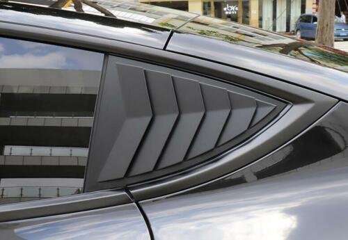 For Tesla Model Y 2020-2021 Matte Black Side Window Louver Shutter Cover Trim