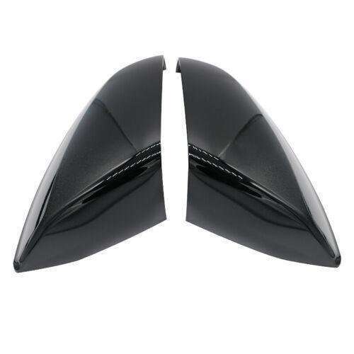 Fit For Audi Q5 2018-2020 2023 ABS Black Rear View Side Mirror Cover Trim 2PCS