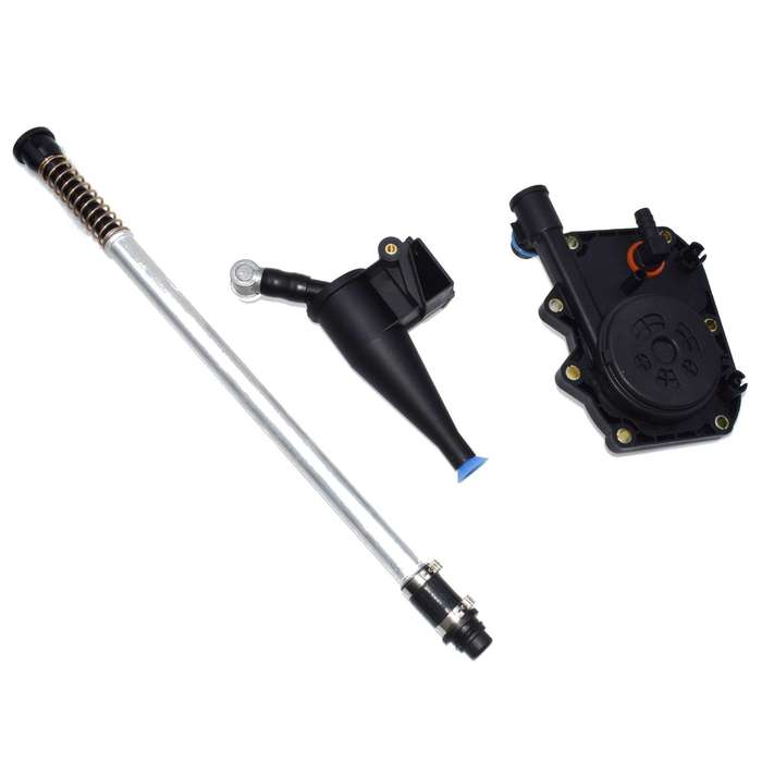 NEW Cover Oil Separator &amp; PVC Vent Hose Kit For BMW 540i 740i 740iL