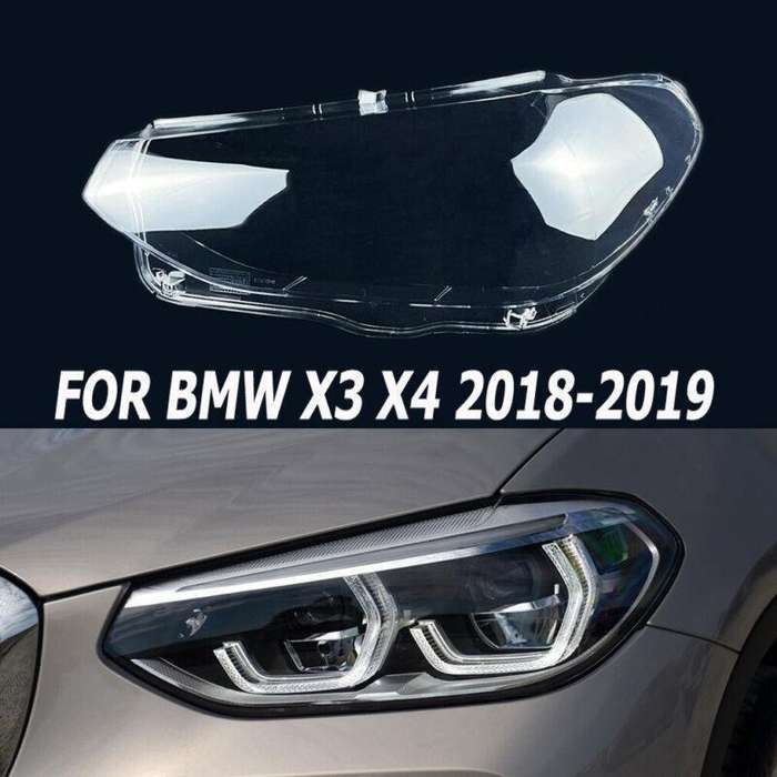 For BMW X3 X4 G01 G02 G08 2018-2019 Headlamp Headlight Cover Lens Left