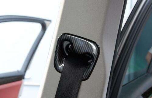 For BMW X3 F25 X4 2011-2017 Carbon Fiber Interior Seat Belt Buckle Cover Trim