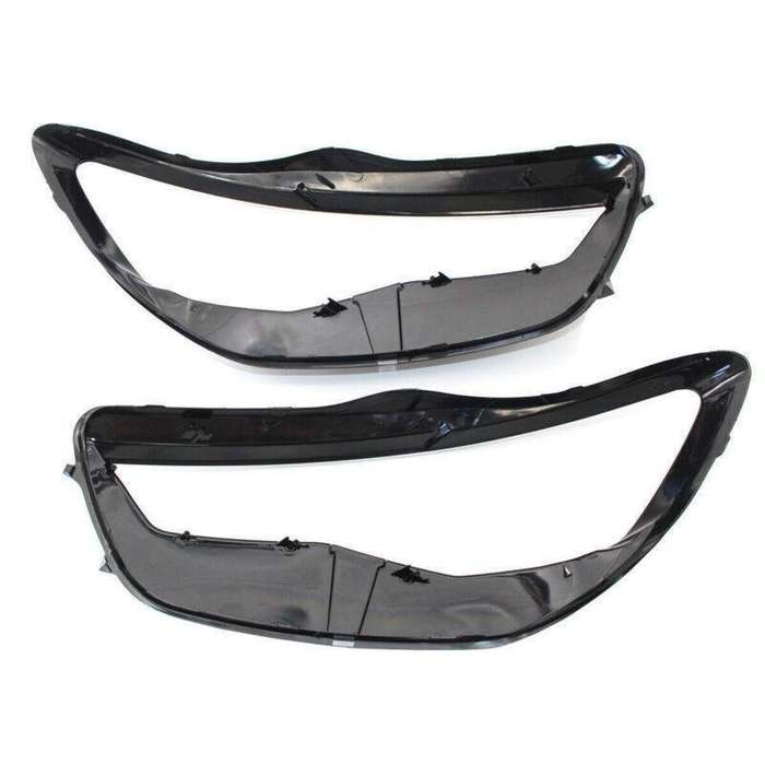 Pair Headlight Lens Cover Headlamp Lens Shell Fit For Audi A6 C7 2016-2018