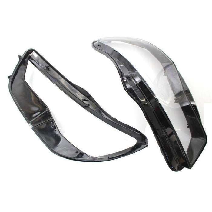 Pair Headlight Lens Cover Headlamp Lens Shell Fit For Audi A6 C7 2016-2018