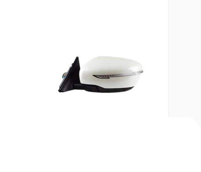 Side View Mirror Assembly 7 Pins White Left Side For 14-19 Nissan X-trail Rogue