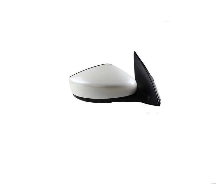 Side View Mirror Assembly 7 Pins White Right Side For 2015-2019 Nissan Sylphy